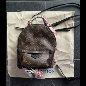 Louis Vuitton Brown Monogram Mini Palm Springs Backpack